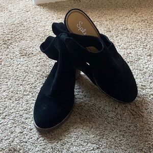 Splendid Black Ankle Booties